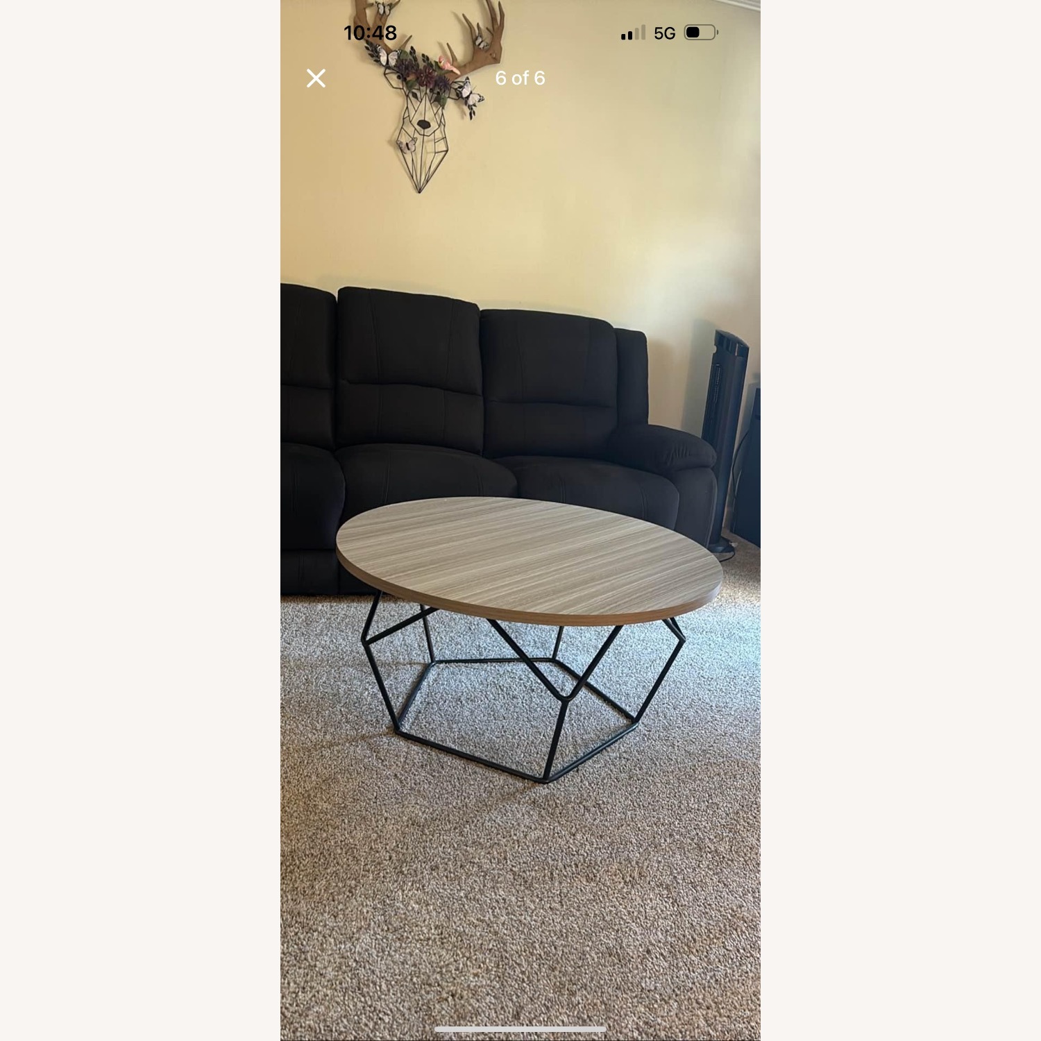 Ashley Furniture Natural Wood Coffee Table - image-2