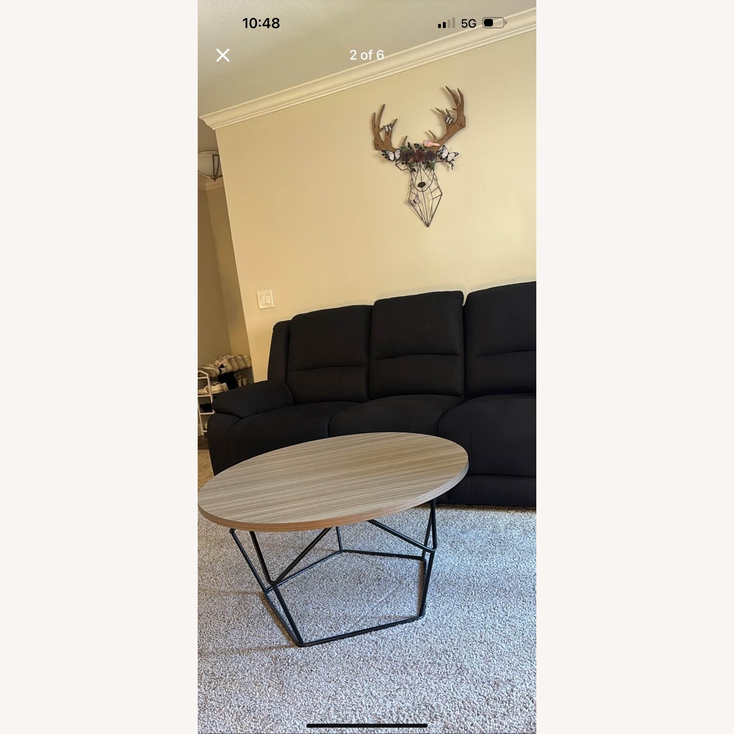 Ashley Furniture Natural Wood Coffee Table - image-3