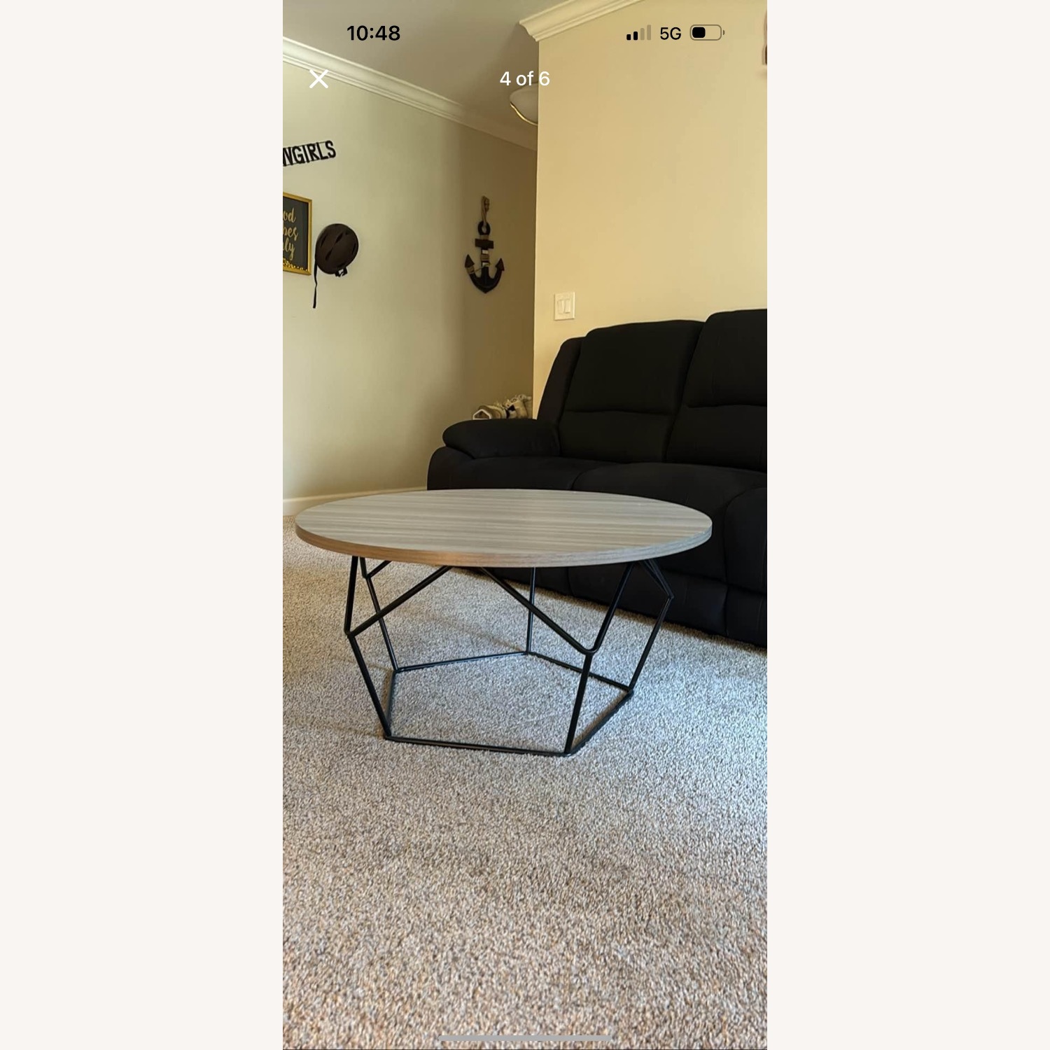 Ashley Furniture Natural Wood Coffee Table - image-4