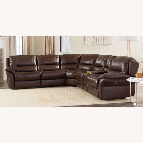Used Costsco Osbourne Dark Brown 3+ Seater Sofa for sale on AptDeco