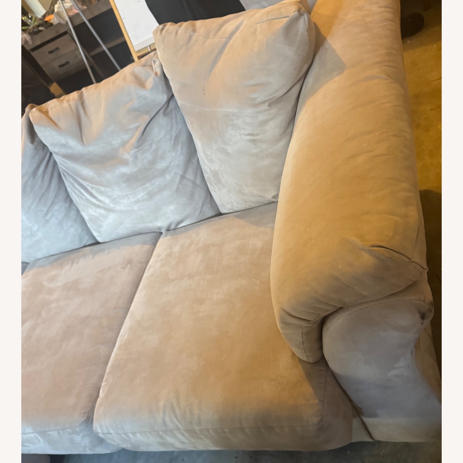 Ashley Furniture Darcy Natural Fabric Chaise Lounge - image-3