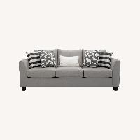 Raymour & Flanigan Light Gray 3+ Seater Sofa