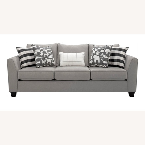 Used Raymour & Flanigan Light Gray 3+ Seater Sofa for sale on AptDeco