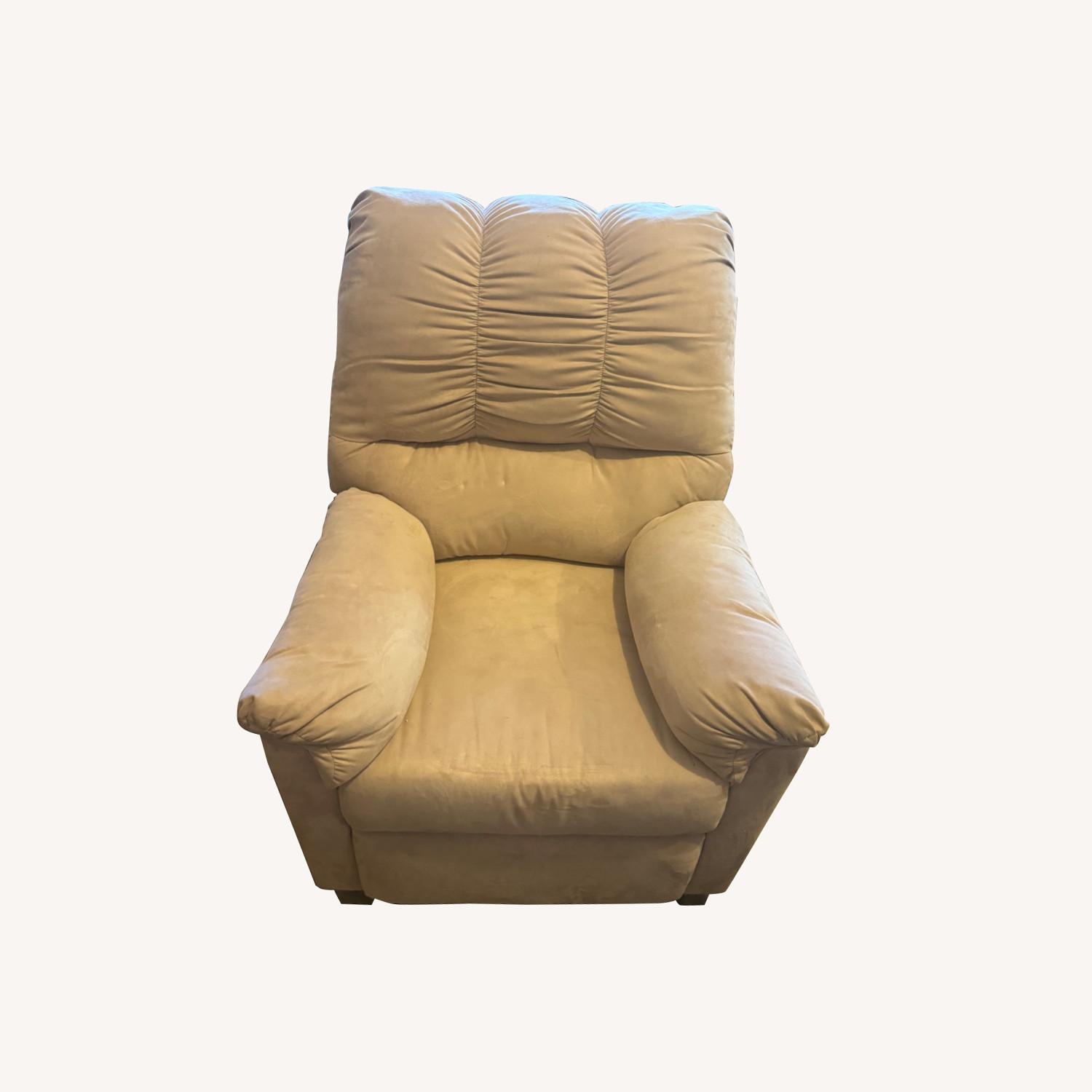 Ashley Darcy Natural Fabric Recliner - image-0