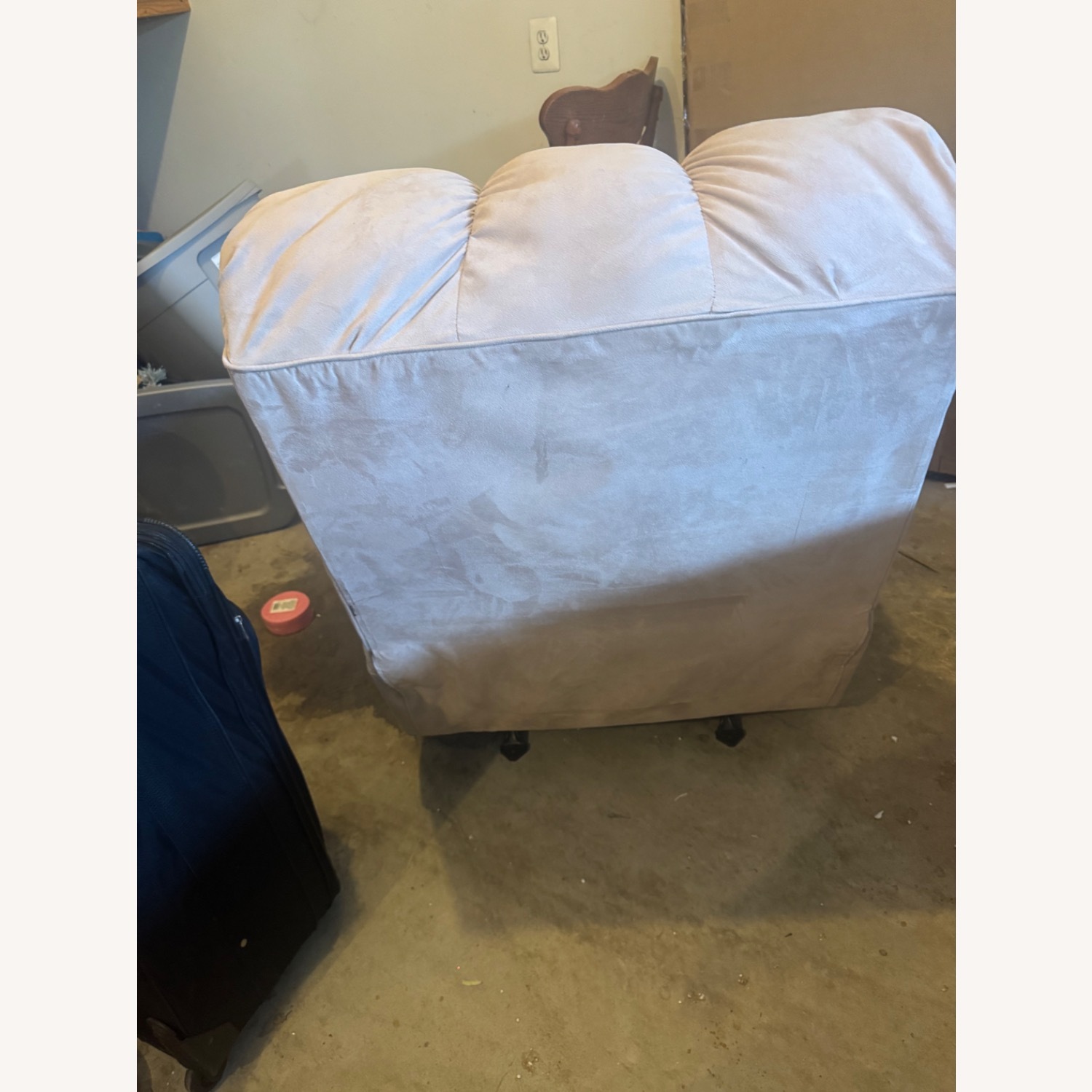 Ashley Darcy Natural Fabric Recliner - image-5