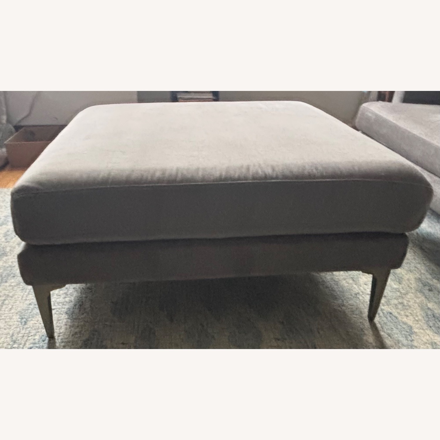 West Elm Light Gray Fabric 3+ Piece Sectional - image-4
