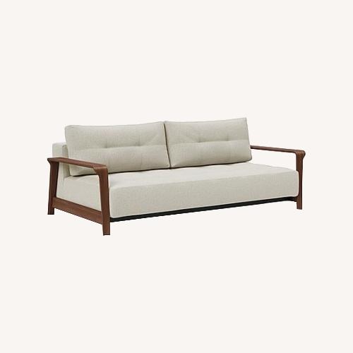 Used Futonland Light Gray Sofa Bed for sale on AptDeco