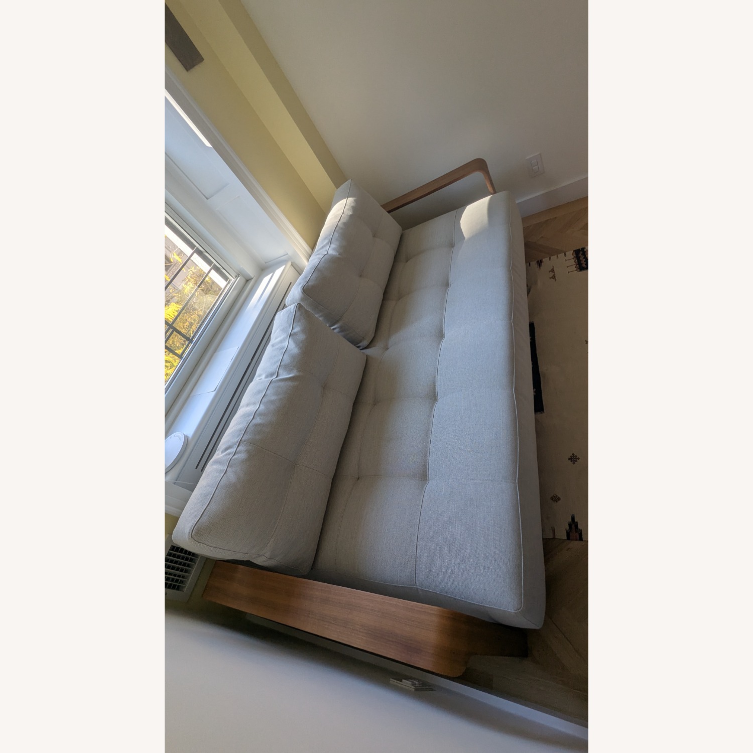 Futonland Light Gray Sofa Bed - image-3