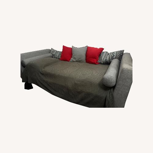 Used Light Gray Linen Daybed for sale on AptDeco