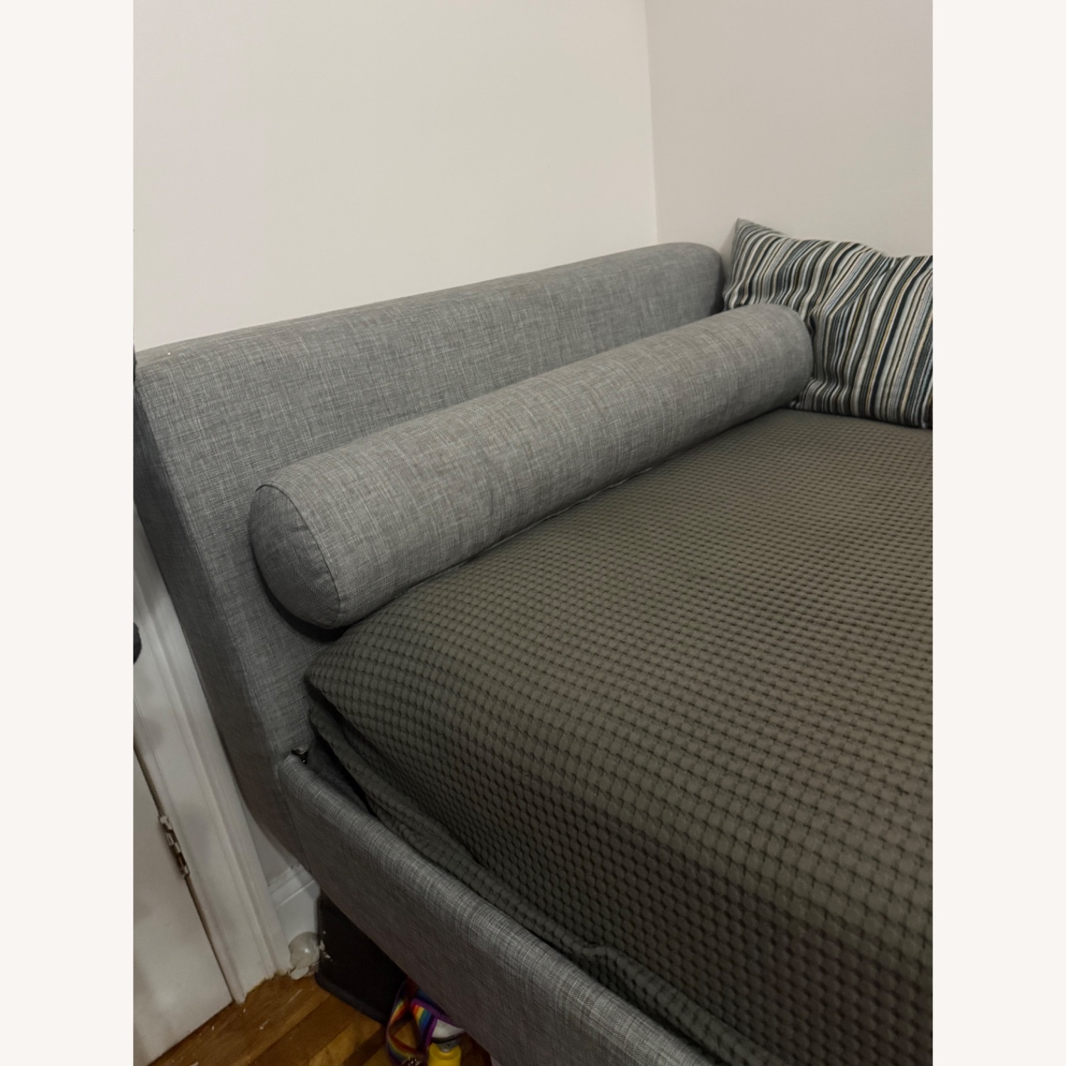 Light Gray Linen Daybed - image-2