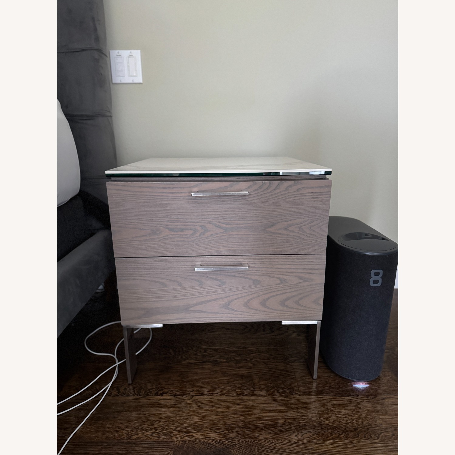 Room & Board Ash Grey Kenwood Nightstands (2) - image-5