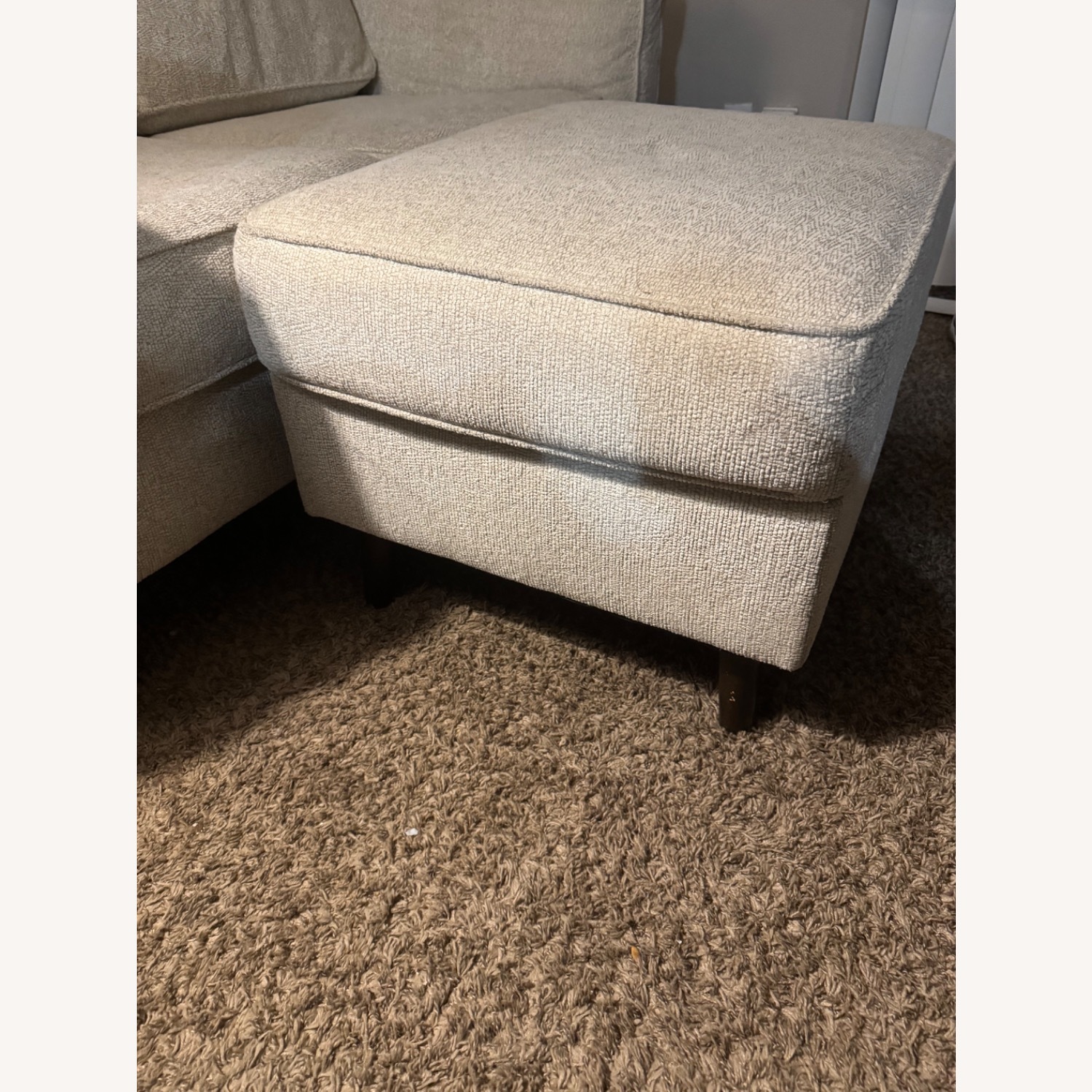 Loveseat and Ottoman - image-2