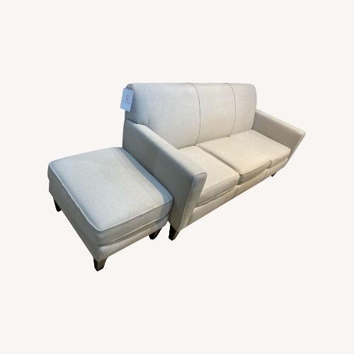 Used Flexsteel Digby Three Seat w/ Ottoman Sofa for sale on AptDeco