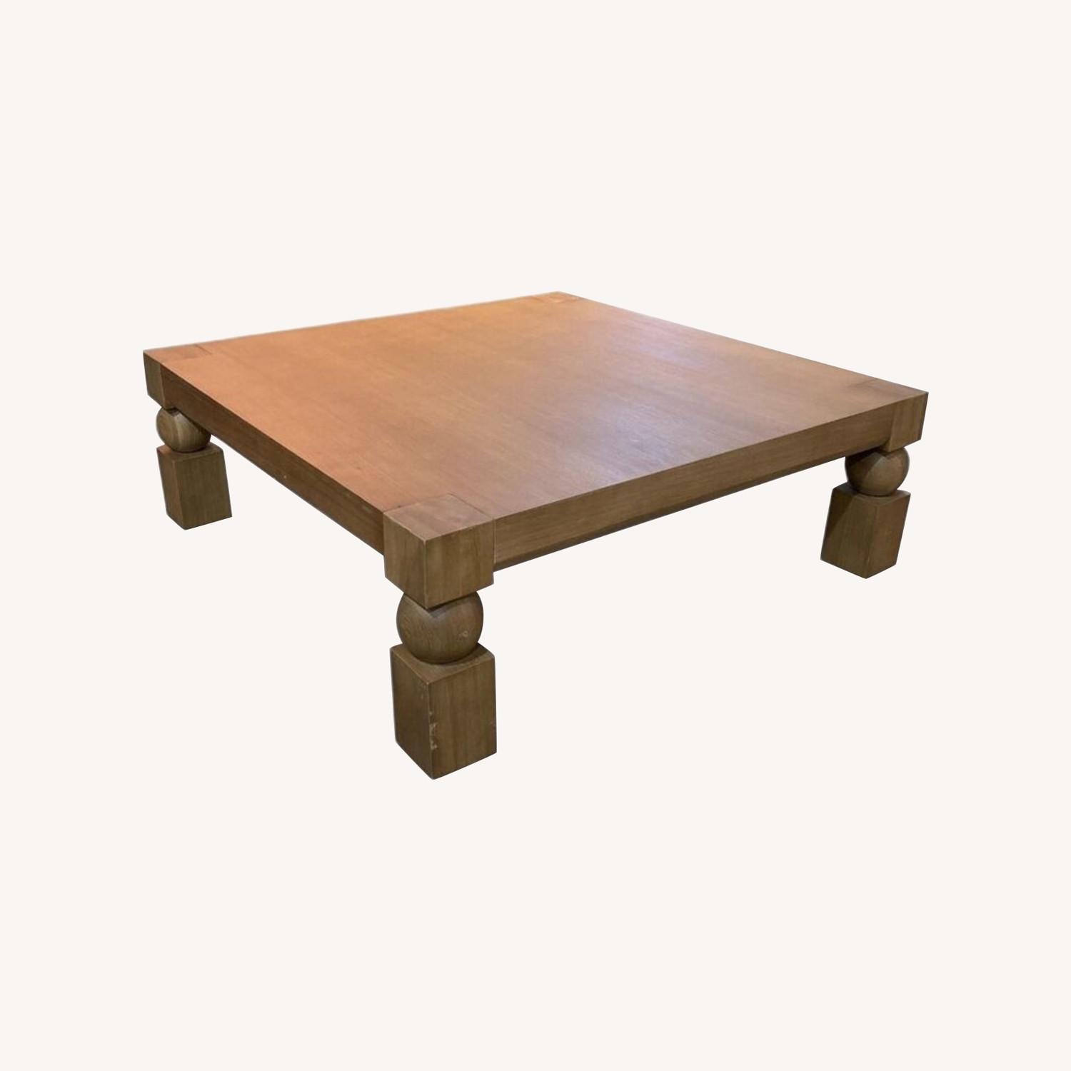 Lulu and Georgia Kent Square Oak Coffee Table - image-0