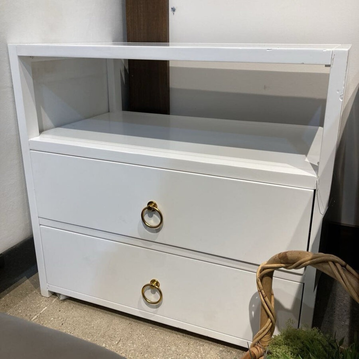 Lark 2-Drawer Nightstand White - image-3