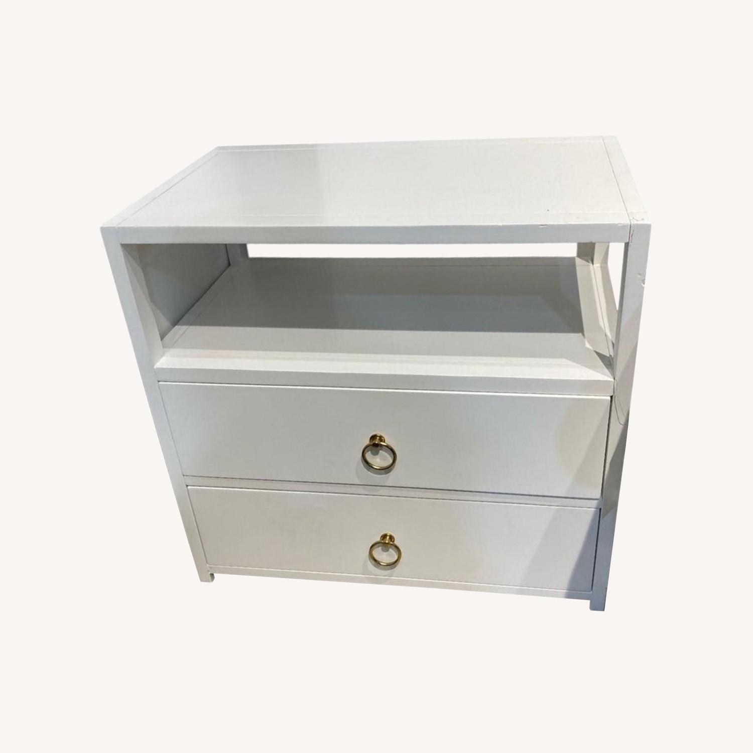 Lark 2-Drawer Nightstand White - image-0