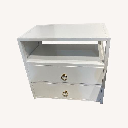 Used Lark 2-Drawer Nightstand White for sale on AptDeco