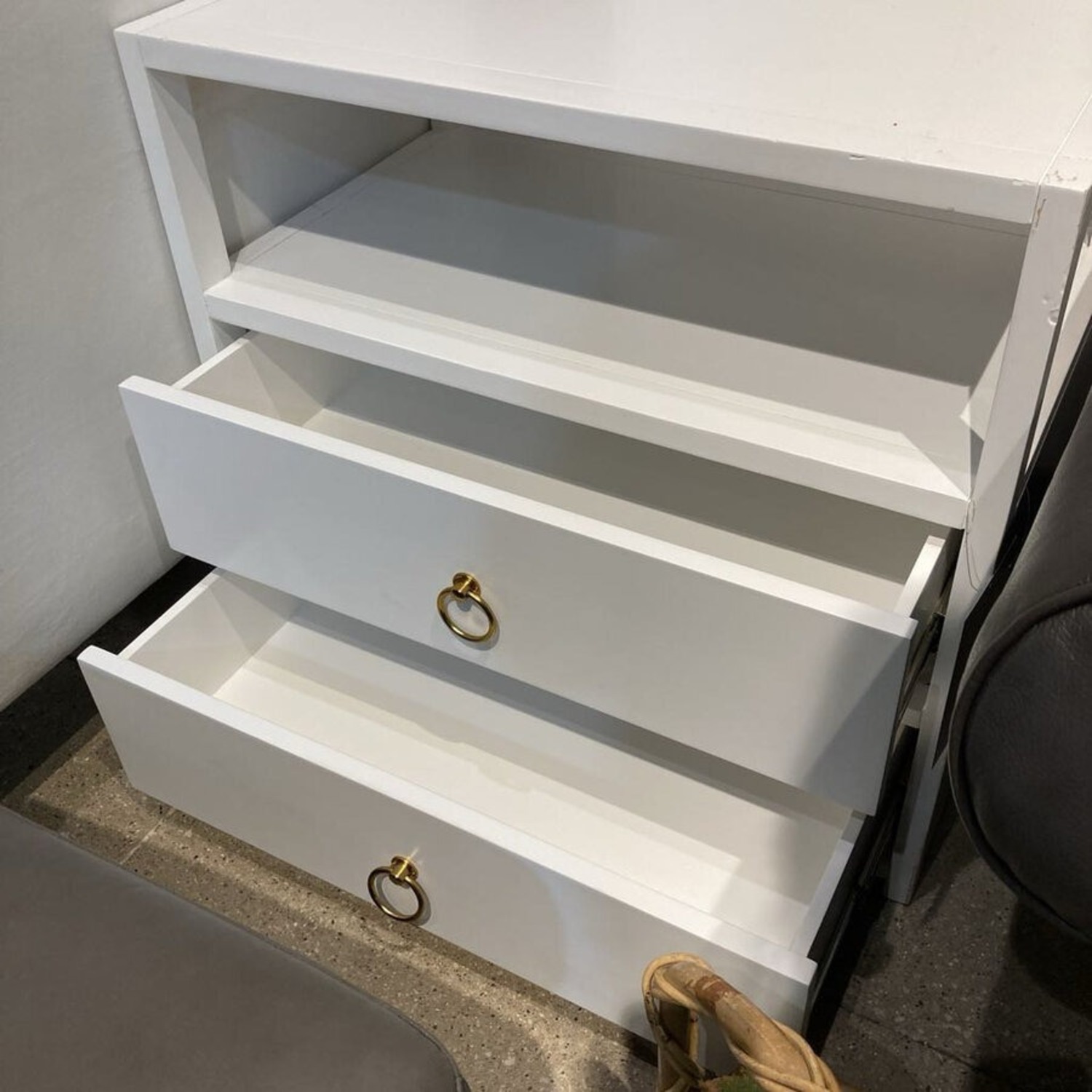 Lark 2-Drawer Nightstand White - image-4