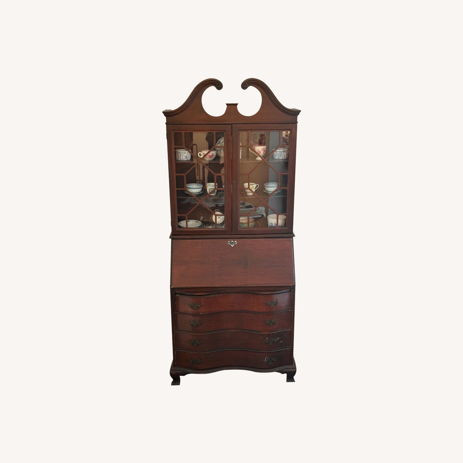 Vintage/Antique Finds Dark Brown Armoire - image-0