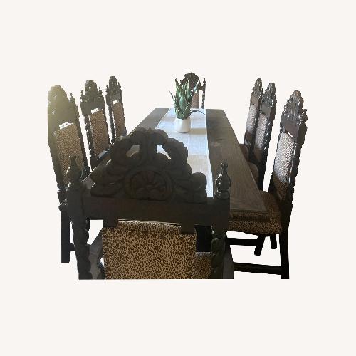 Used Vintage/Antique Dark Brown Dining Sets for sale on AptDeco