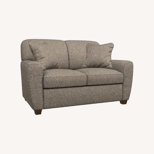 Used La-Z-Boy Piper Light Gray Fabric Loveseat for sale on AptDeco