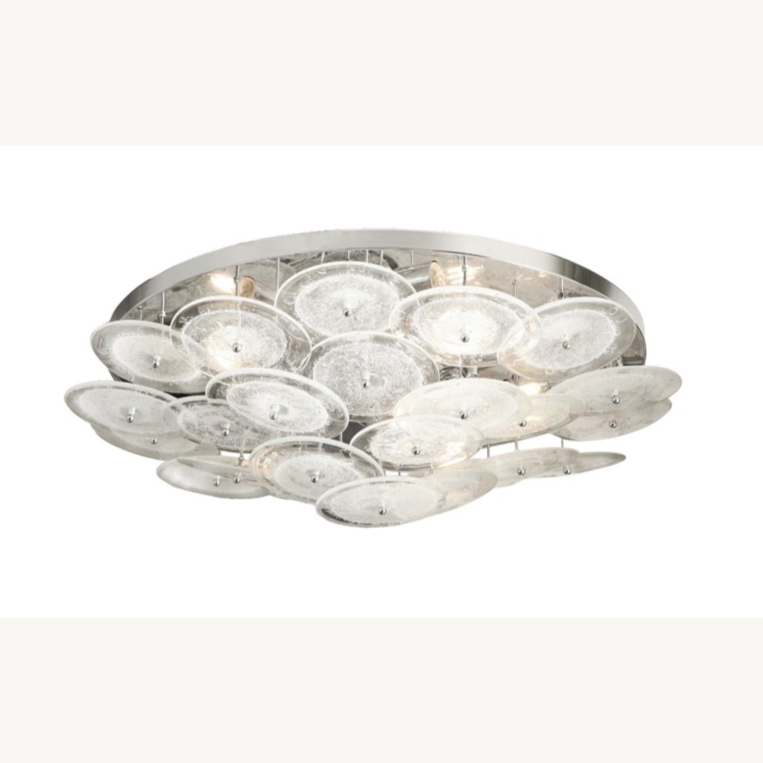 Venfield - Pulegoso Glass Disc Flush Mount - image-1