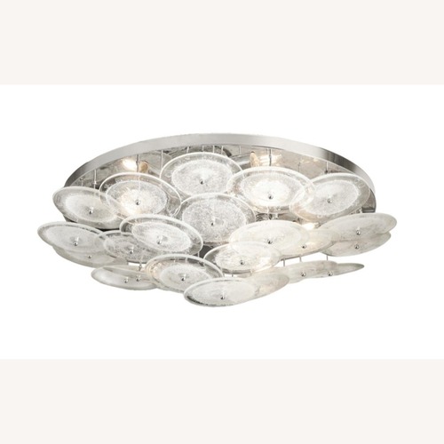 Used Venfield - Pulegoso Glass Disc Flush Mount  for sale on AptDeco