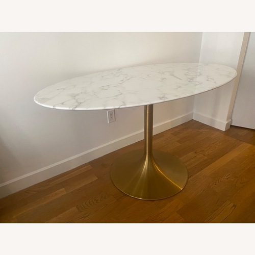 Used Modway White Dining Table for sale on AptDeco