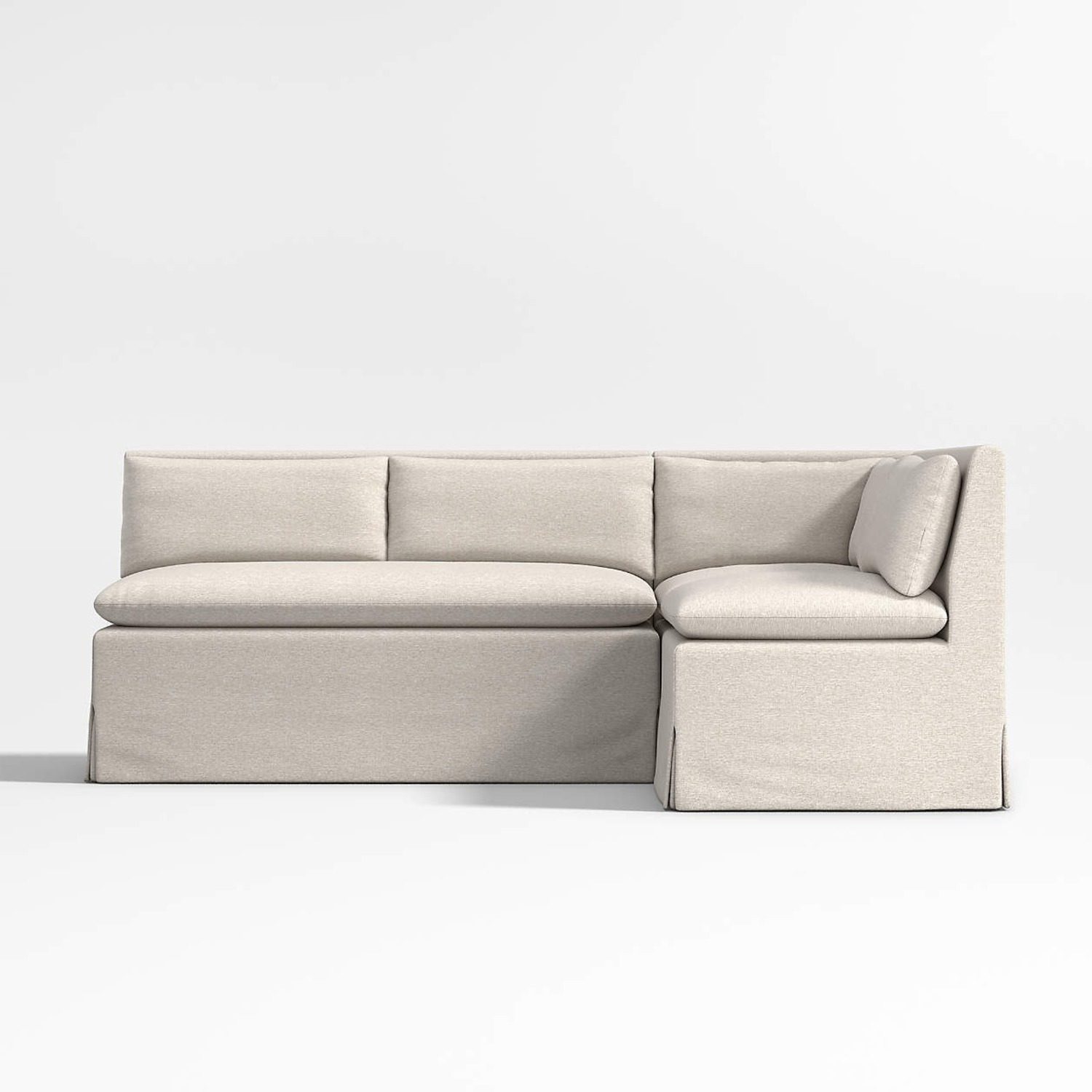 Crate & Barrel L-Shaped Dining Banquette - image-6