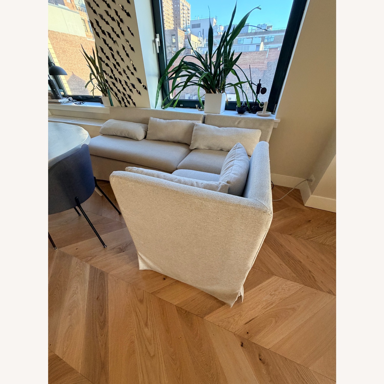 Crate & Barrel L-Shaped Dining Banquette - image-5