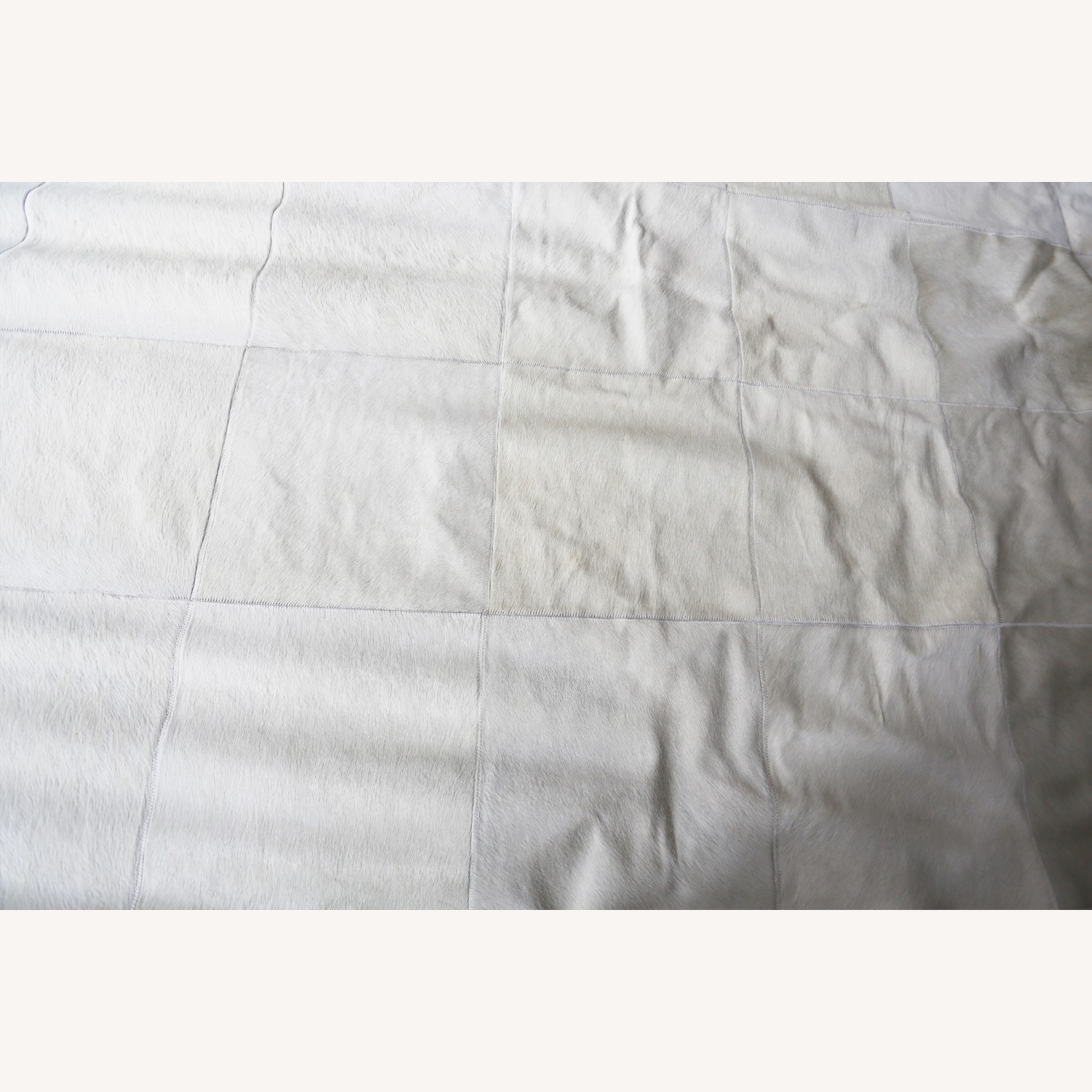 Edelman Leather White Leather Area Rug 12' x 14' - image-5