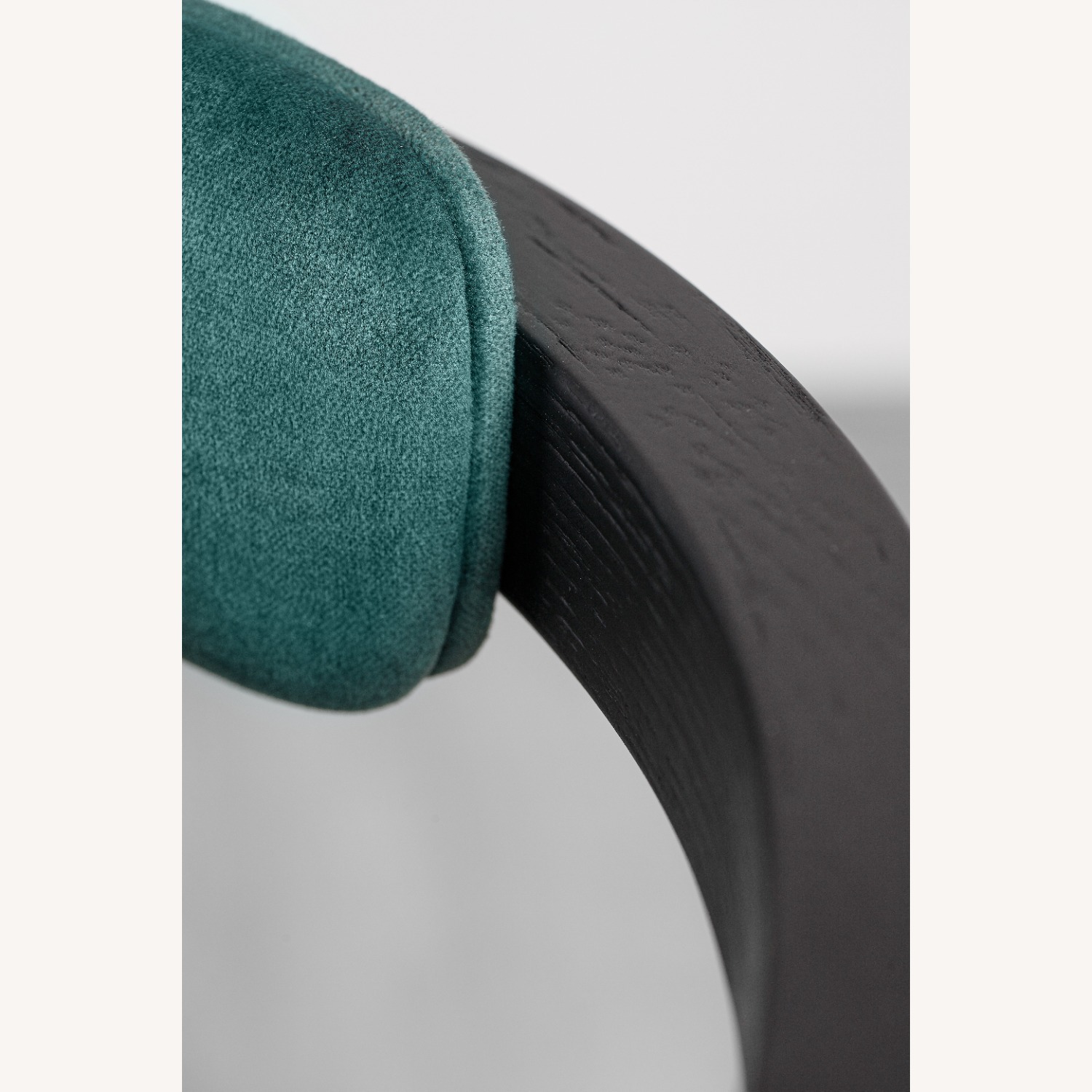 Black Solid Wood Dining Chair - image-5