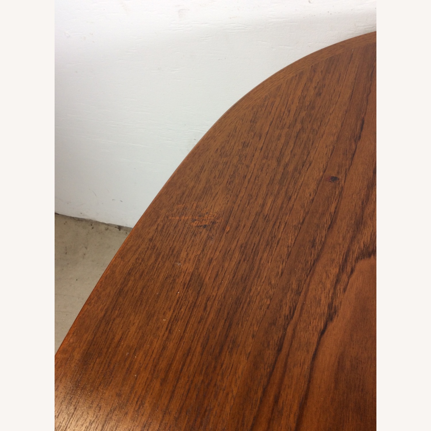 Danish Modern Oval Dining Table with 2 Leafs - image-8