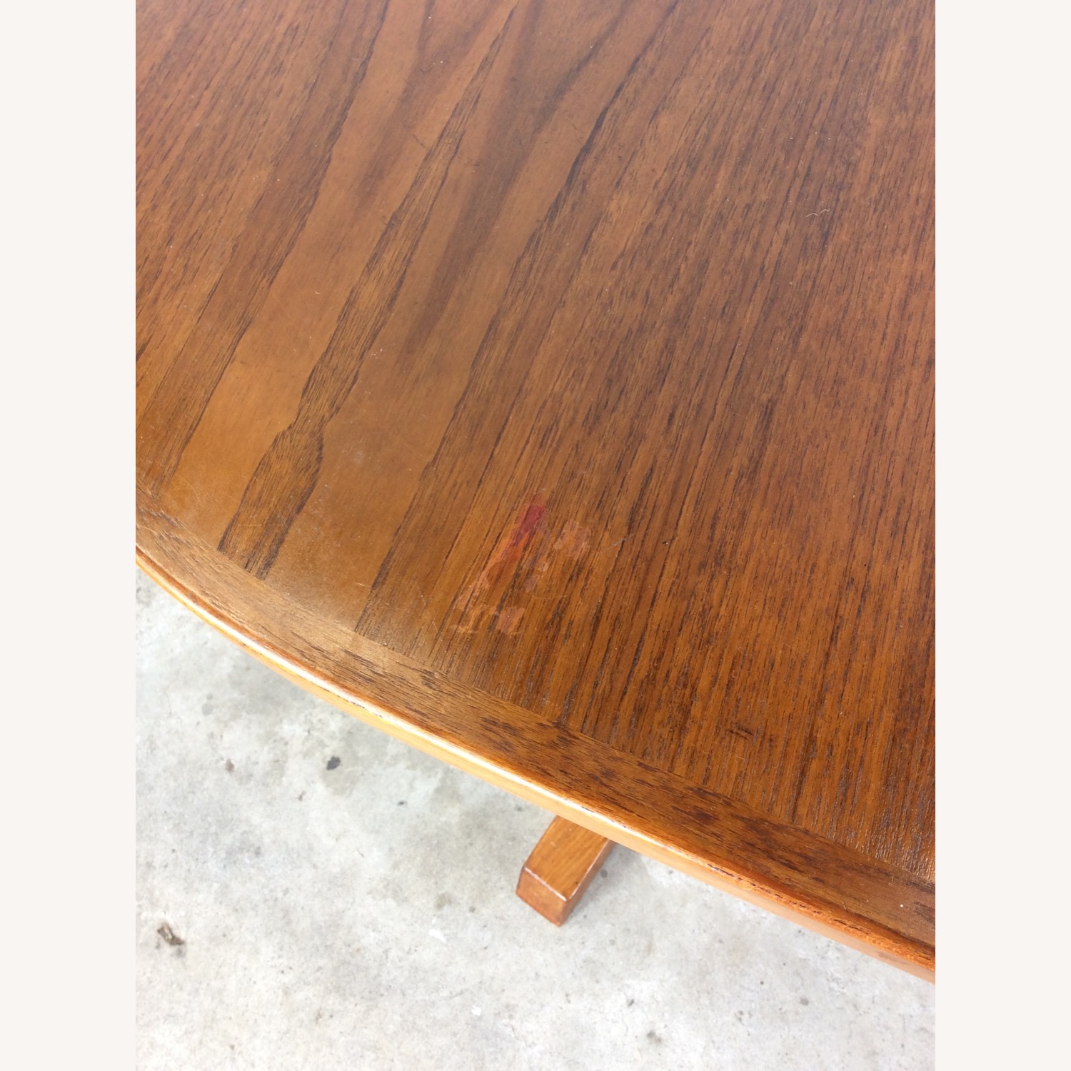 Danish Modern Oval Dining Table with 2 Leafs - image-21