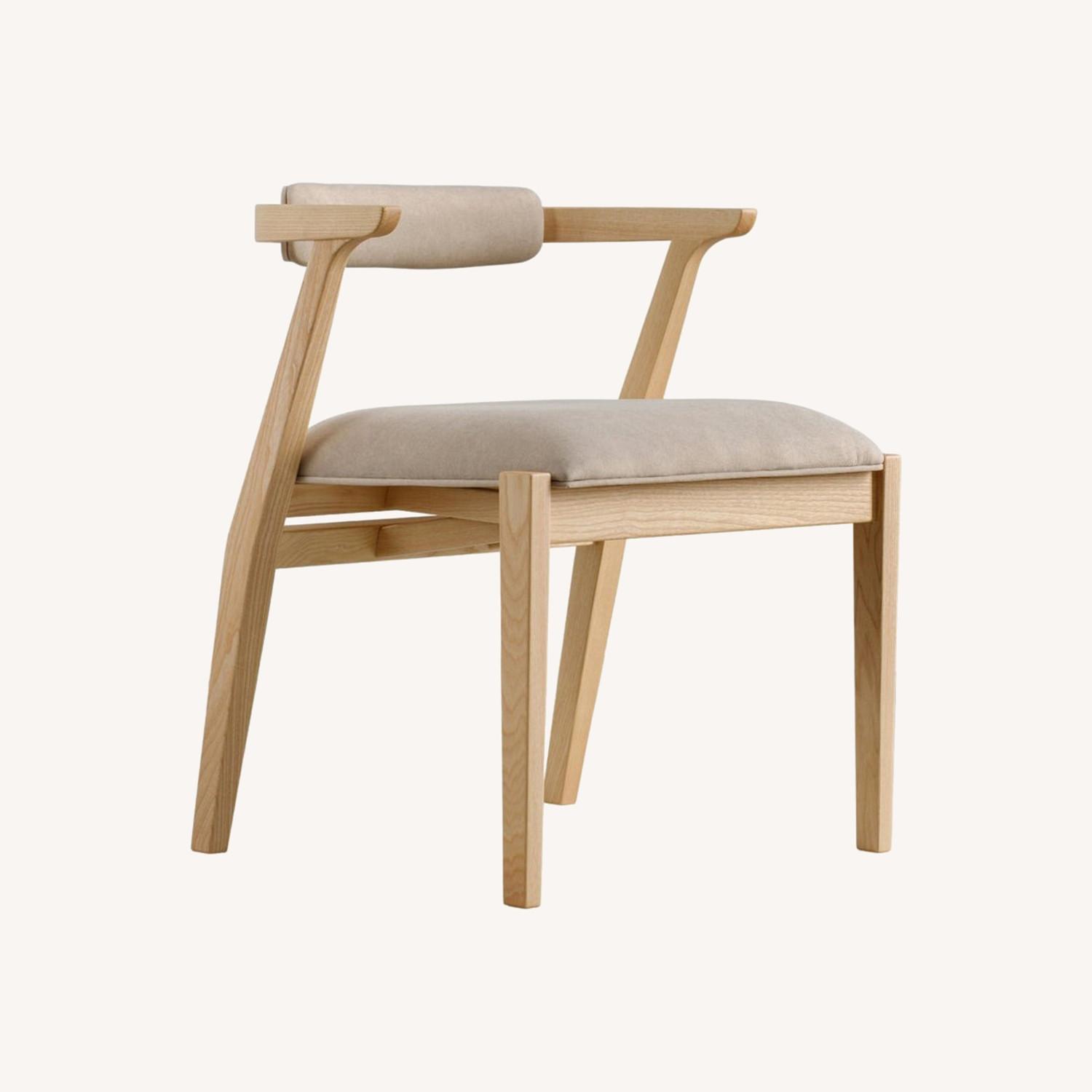 Natural Solid Wood Dining Chair - image-0