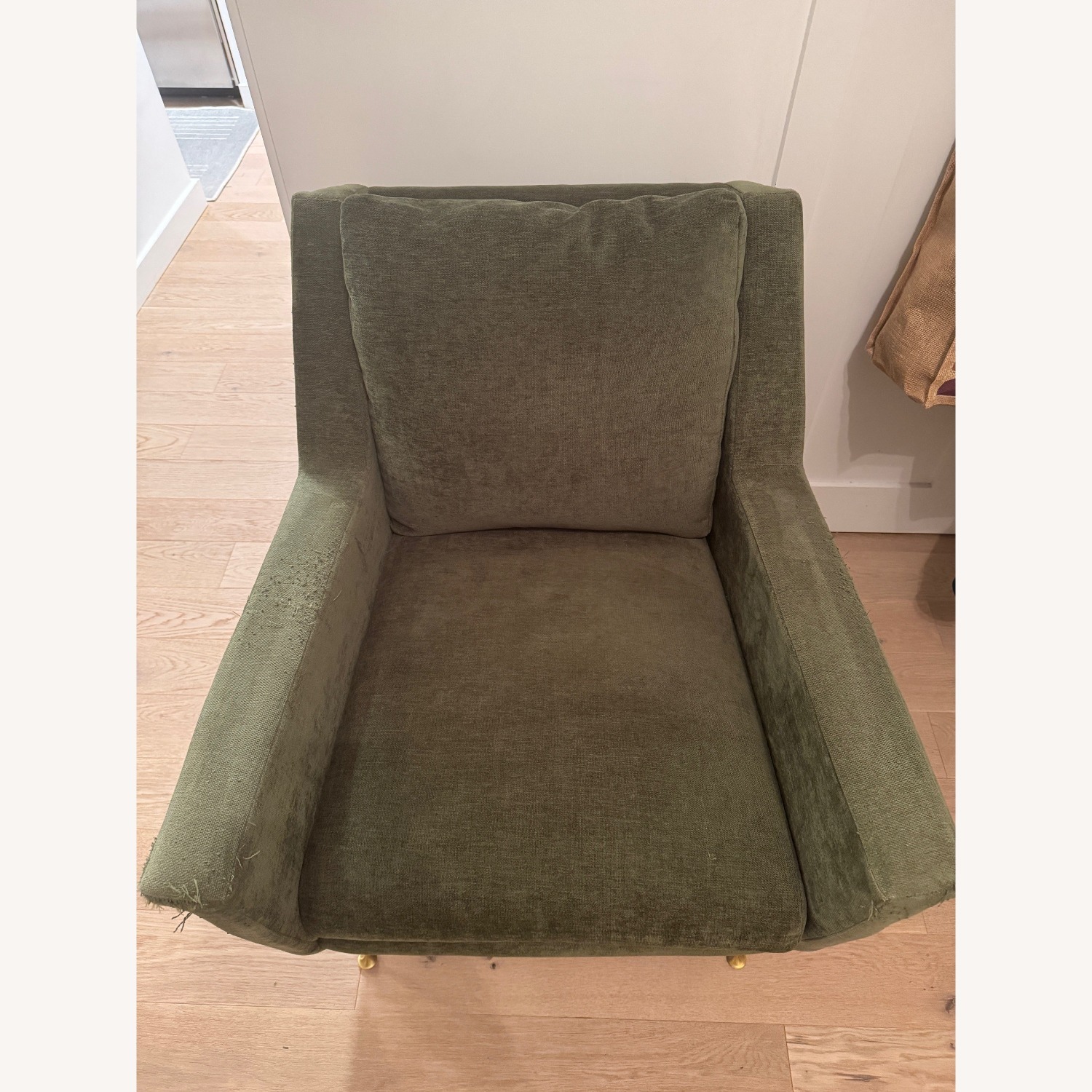 West Elm Carlo Mid Century Chair Metal Legs - image-2