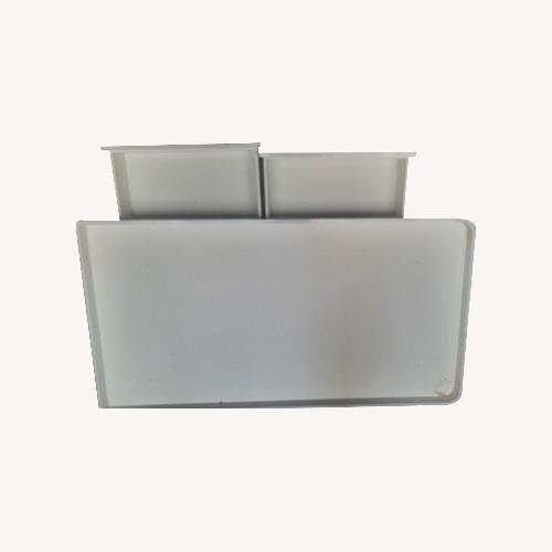 Used White Wood Twin Bed for sale on AptDeco