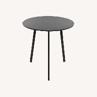 Magis Striped Tavolo Black Wood Side Table