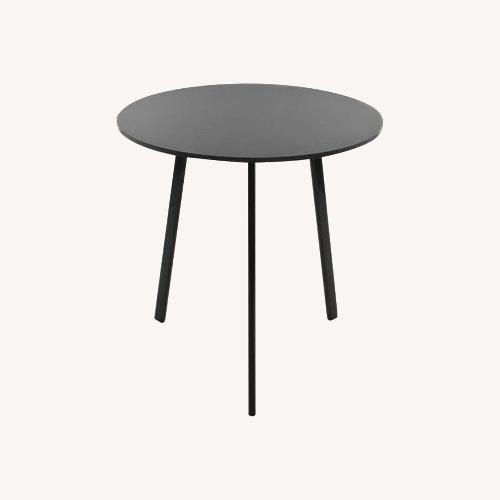Used Magis Striped Tavolo Black Wood Side Table for sale on AptDeco