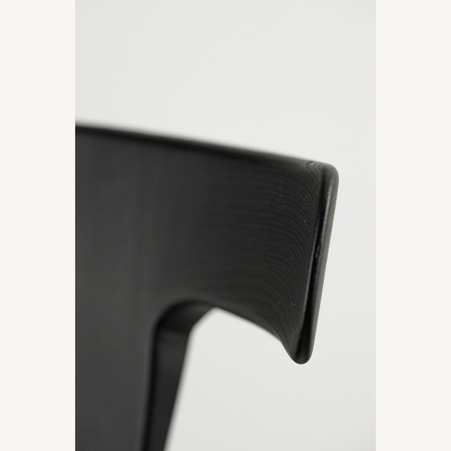 Black Solid Wood Bar Stool - image-8