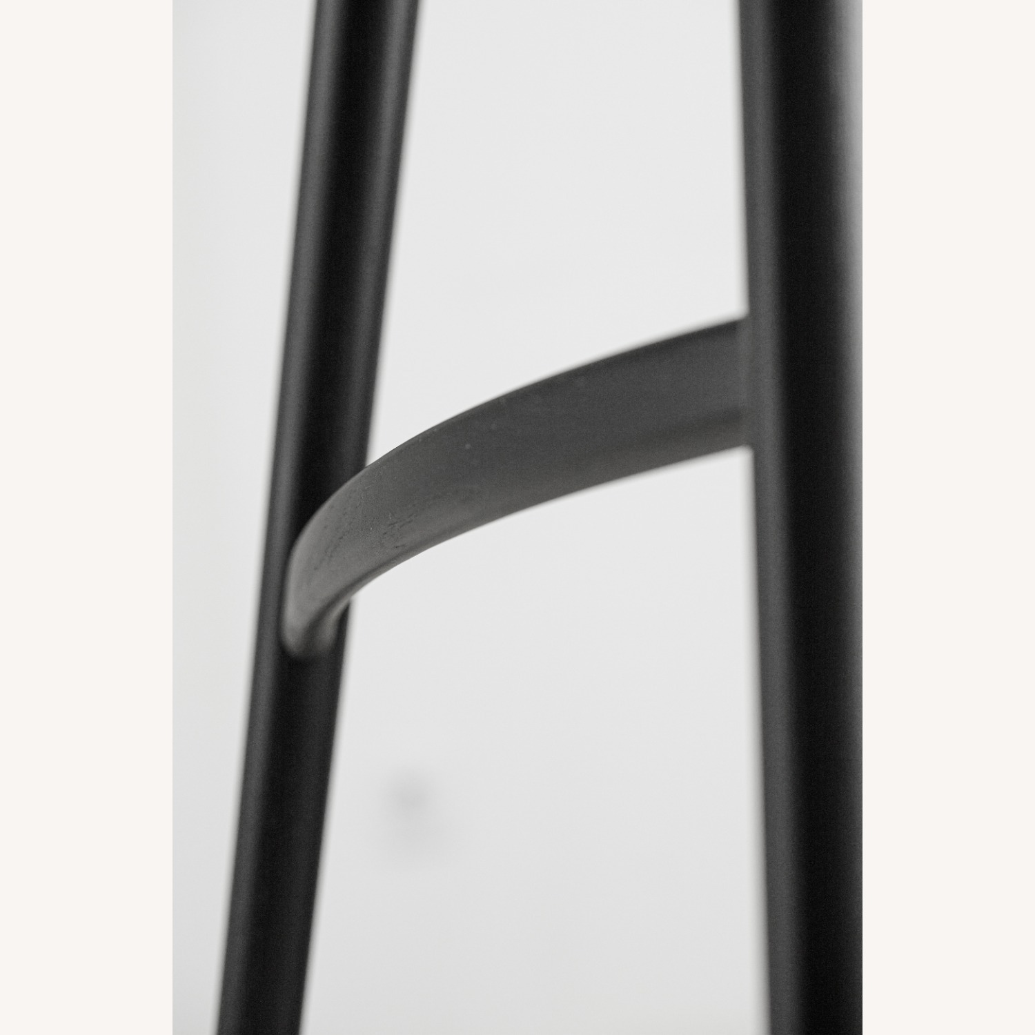 Black Solid Wood Bar Stool - image-11