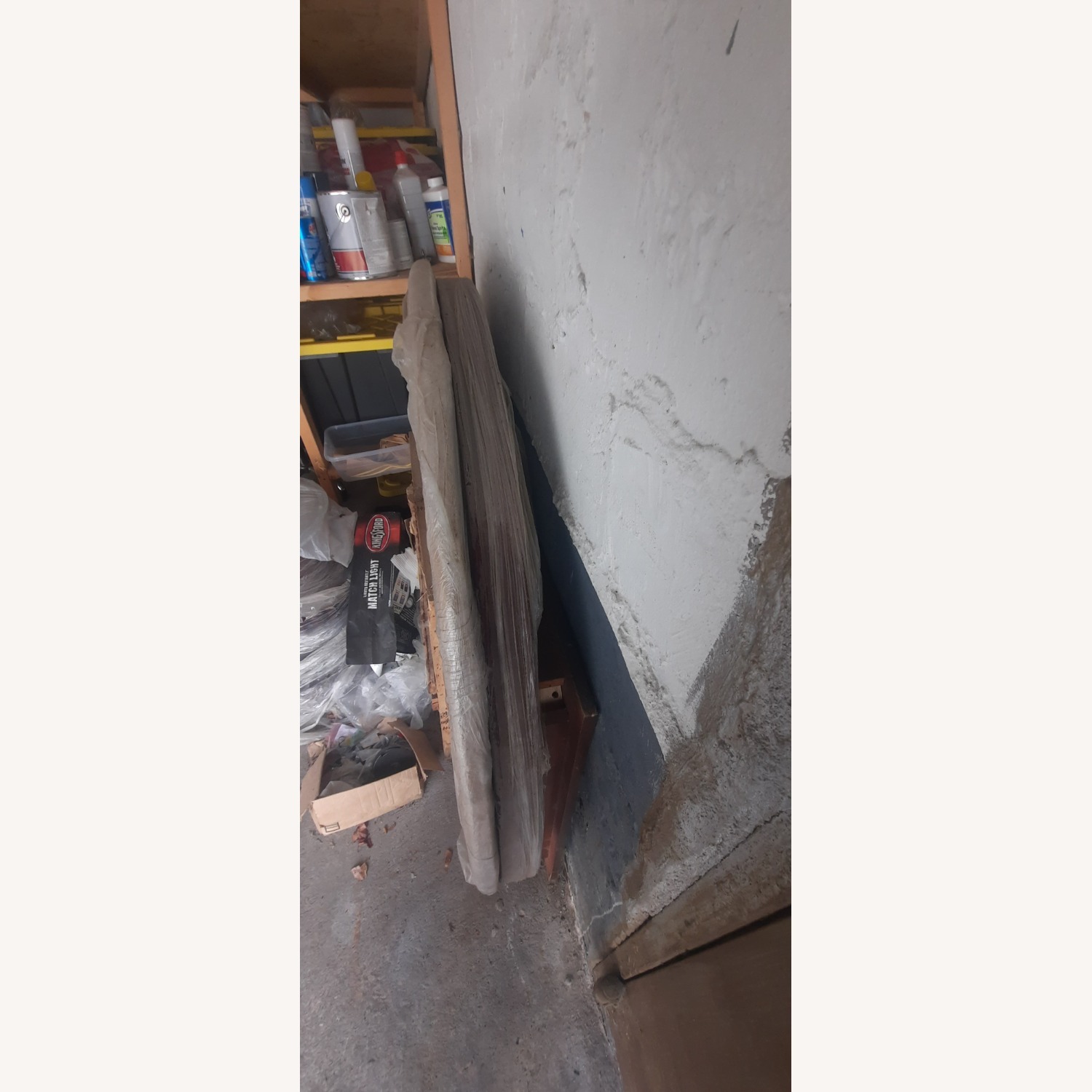 Dark Brown Wood Dining Table - image-3