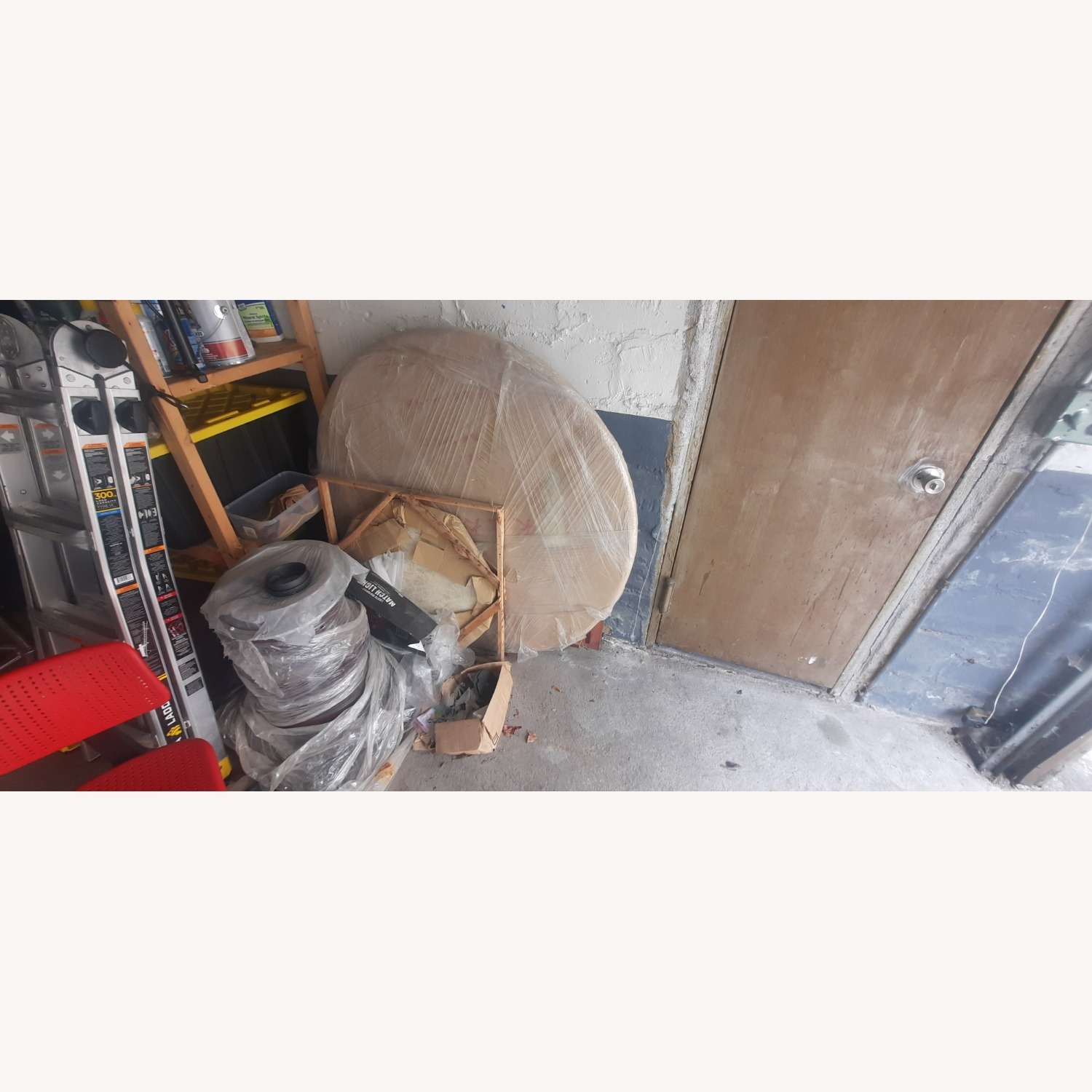 Dark Brown Wood Dining Table - image-2