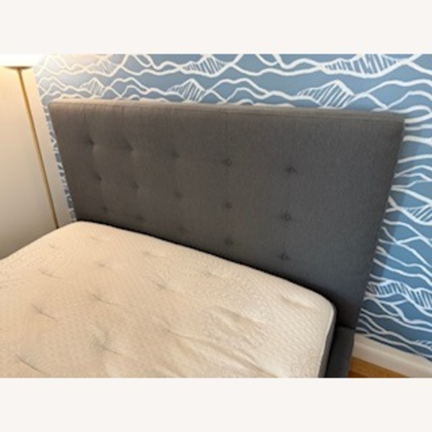 Crate & Barrel Tate Dark Gray Queen Bed  - image-4