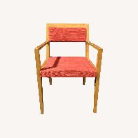 Haworth Candor Guest Chair Red Fabric Armchair