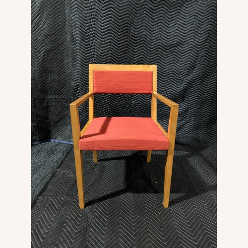 Used Haworth Candor Guest Chair Red Fabric Armchair for sale on AptDeco