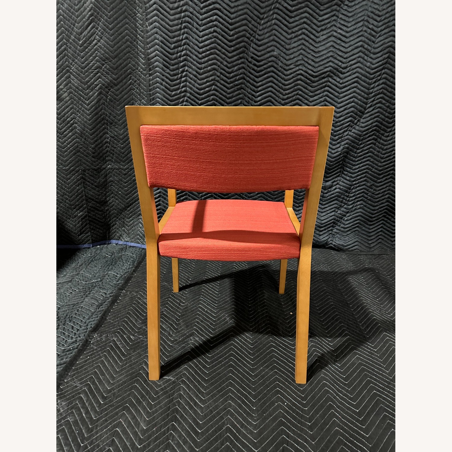 Haworth Candor Guest Chair Red Fabric Armchair - image-2