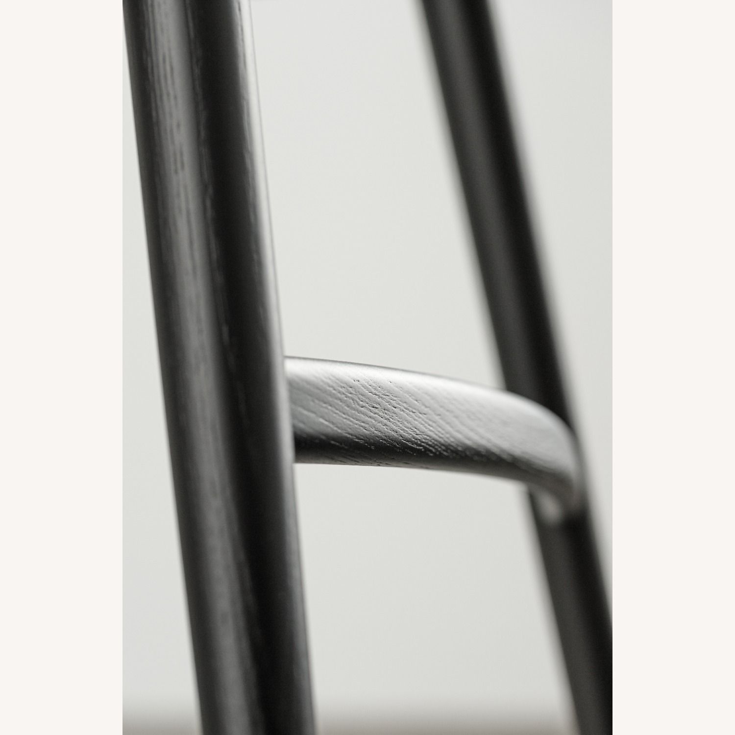 Black Solid Wood Counter Stool - image-7