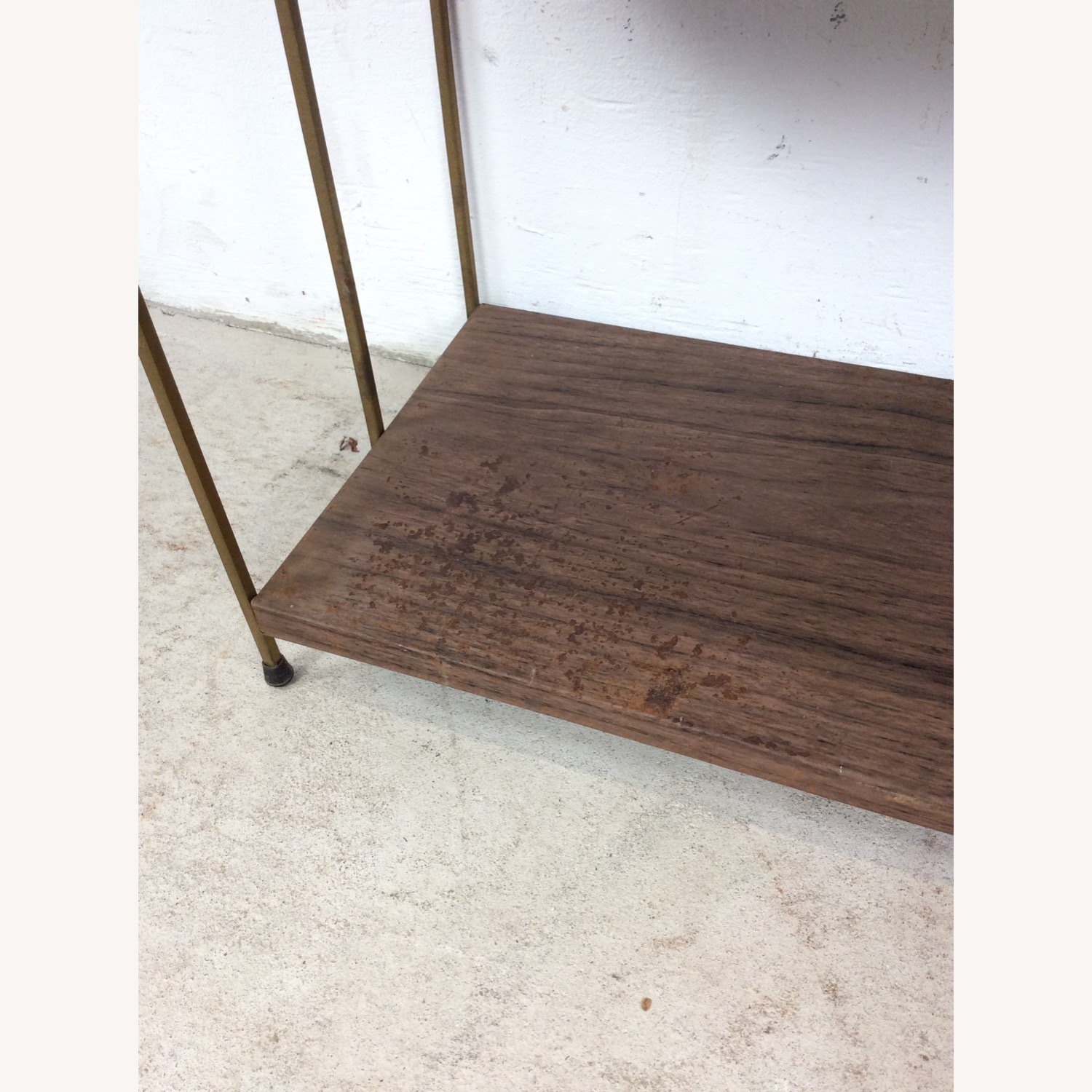 MCM 4 Shelf Bookcase with Faux Wood Print - image-13