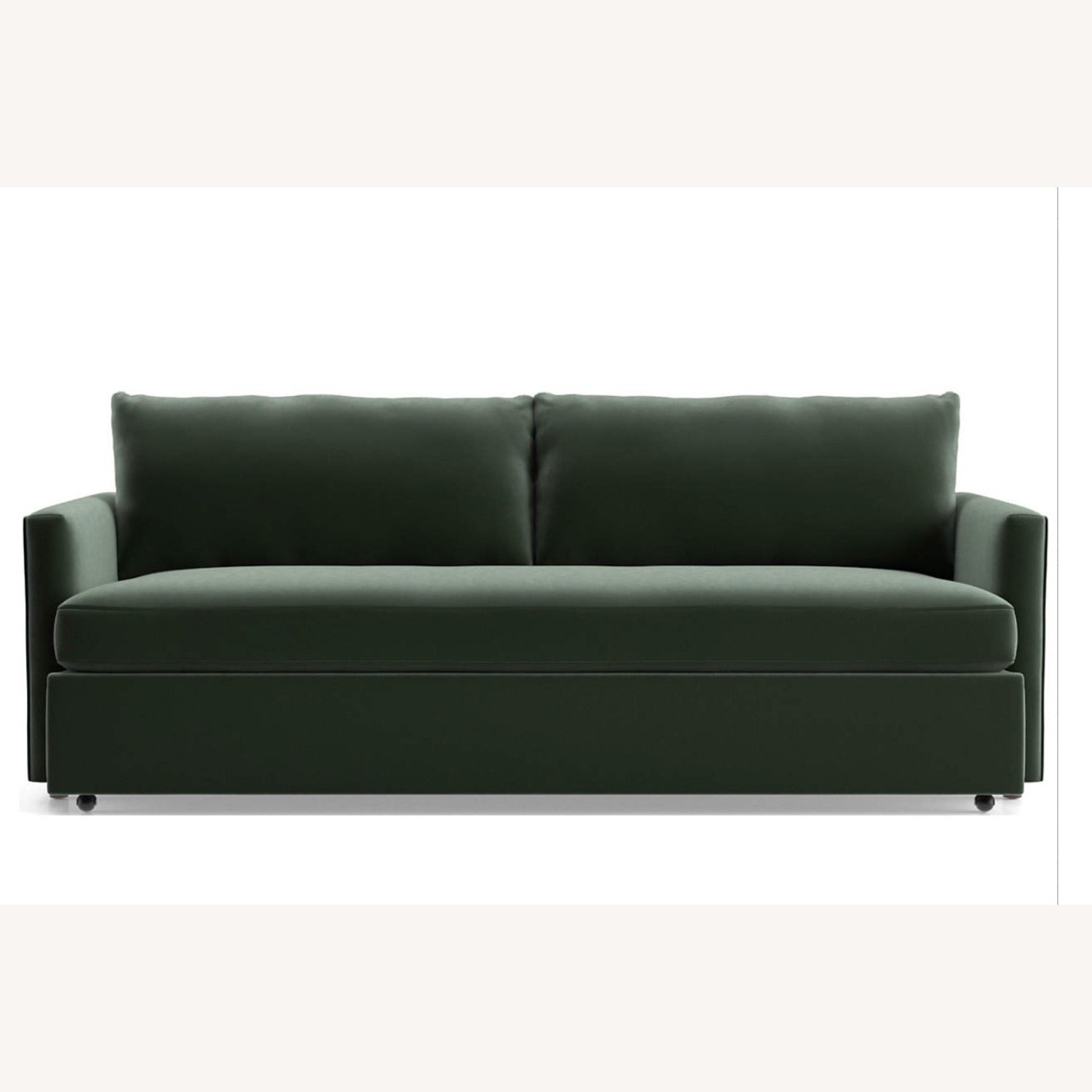 Crate & Barrel Lounge 89" Queen Trundle Sleeper Sofa - image-1